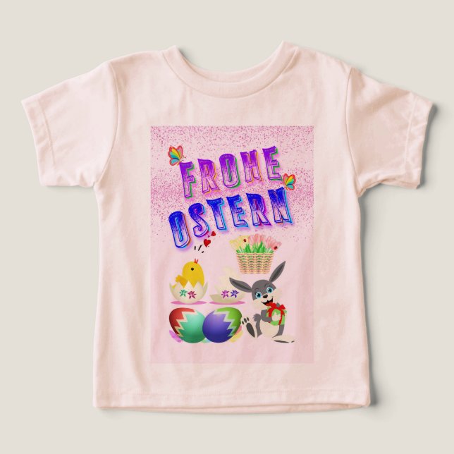 Frohe Ostern T Shirt (Design Framsida)