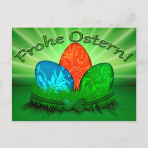 Frohe Ostern Vykort