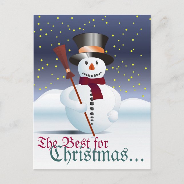 Frohe Weihnacht Helg Vykort (Framsida)