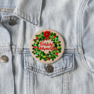 Frohe Weihnachten Abzeichen jul Knapp
