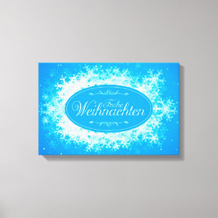 Frohe Weihnachten Canvastryck