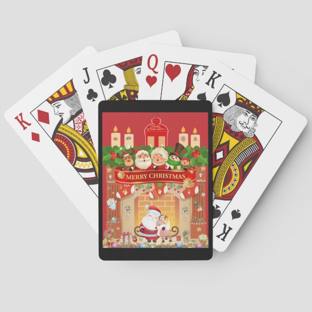 Frohe Weihnachten  Casinokort (Baksidan)
