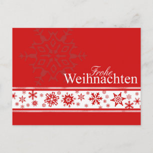 Frohe Weihnachten German julkort Helg Vykort
