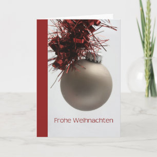 Frohe Weihnachten German julkort Helgkort
