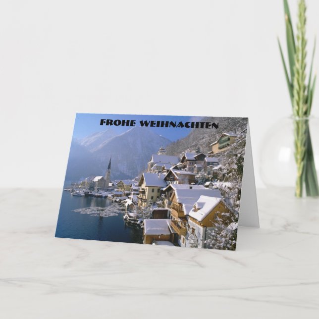 FROHE WEIHNACHTEN (GOD JUL) HELGKORT (Framsida)