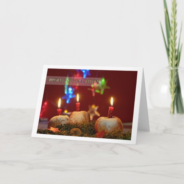 Frohe Weihnachten Helgkort (Framsida)