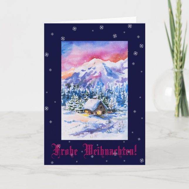 Frohe Weihnachten! Helgkort (Framsida)