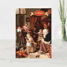 Frohe Weihnachten. Julkort på tyska