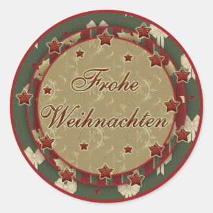 "Frohe Weihnachten" klistermärke