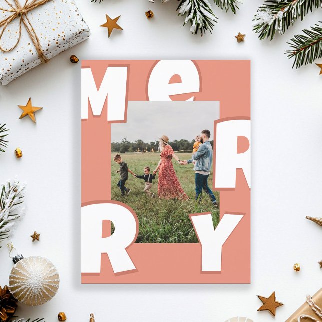 Frohe Weihnachten kundenspezifische Foto Feiertage Helg Vykort (Skapare uppladdad)