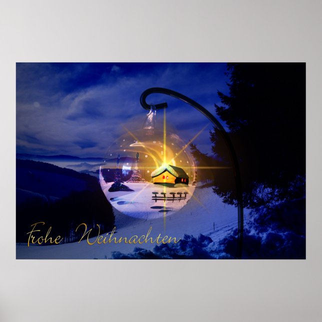 Frohe Weihnachten Poster (Framsidan)