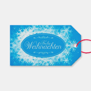 Frohe Weihnachten Presentetikett