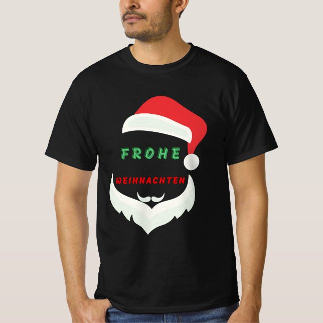 frohe weihnachten t shirt (Framsida)