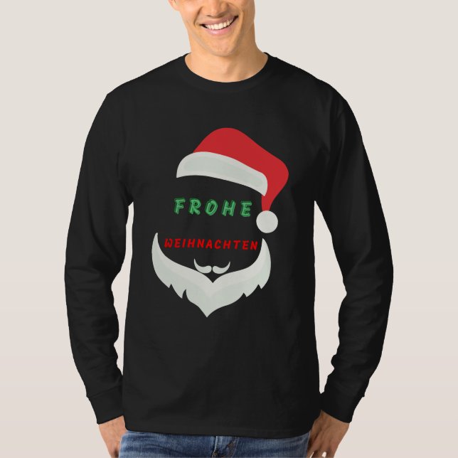 frohe weihnachten  t shirt (Framsida)