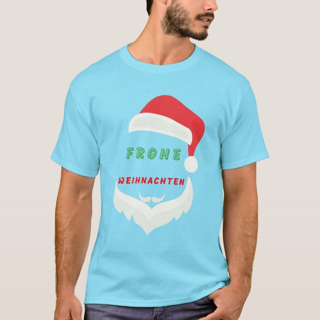 frohe weihnachten t shirt (Framsida)