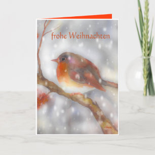 frohe weihnachten tysk god jul helgkort