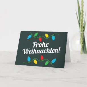 Frohe Weihnachten Tyskt julkort Helgkort