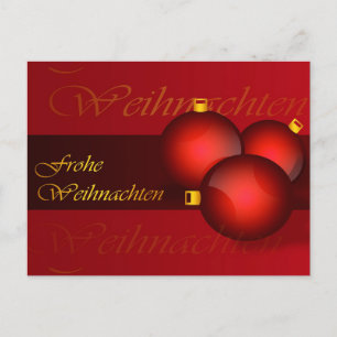 Frohe Weihnachten Vykort