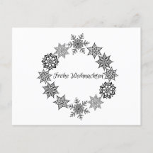 Frohe Weihnachten-vykort