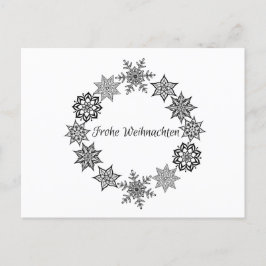 Frohe Weihnachten-vykort Vykort