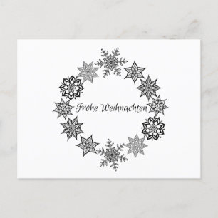 Frohe Weihnachten-vykort Vykort