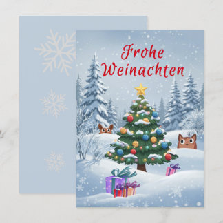 Frohe Weinachten Inbjudningar