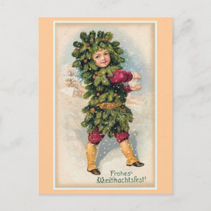 "Frohes Weihnachtsfest" vintagejul Helg Vykort
