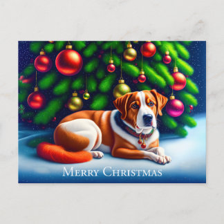 Fröhliche Hundeweihnacht Vykort