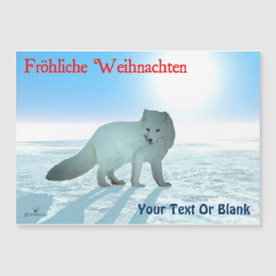 Fröhliche Weihnachten - Arktiska räv