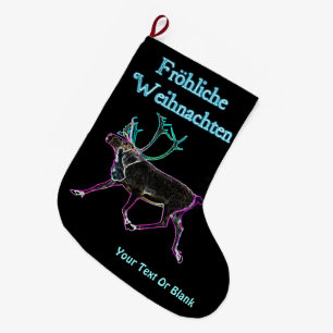 Frohliche Weihnachten - Electric Västindiou Stor Julstrumpa