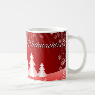 Fröhliche Weihnachten German God jul Kaffemugg
