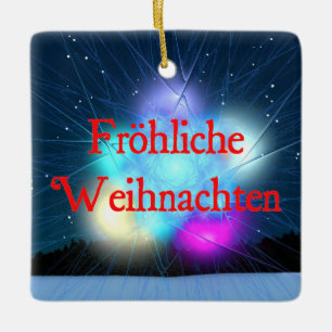 Frohliche Weihnachten - Jack Frost Julgransprydnad Keramik