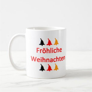 Frohliche weihnachten kaffe mugg