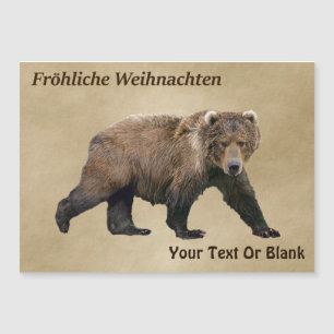 Fröhliche Weihnachten - Kodiak Bear