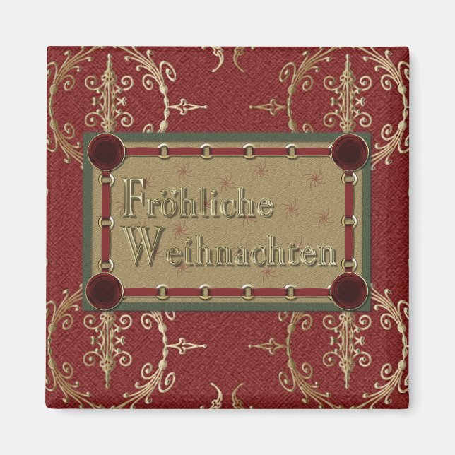 Frohliche Weihnachten Magnet (Framsidan)