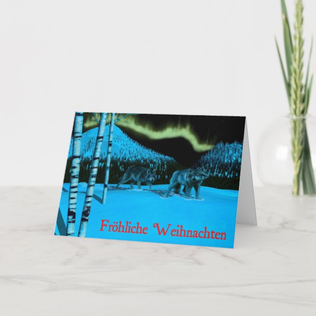 Frohliche Weihnachten - Nattpatrullen Helgkort (Framsida)