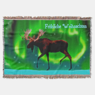 Frohliche Weihnachten - Norra Ljus Moose Filt