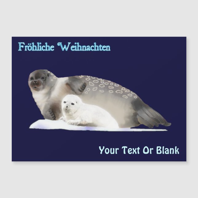 Fröhliche Weihnachten - Ringad Seal (Framsida)