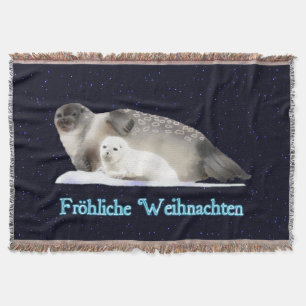 Frohliche Weihnachten - Ringförsegling Filt