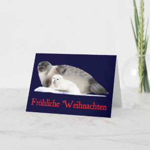 Frohliche Weihnachten - Ringförsegling Helgkort