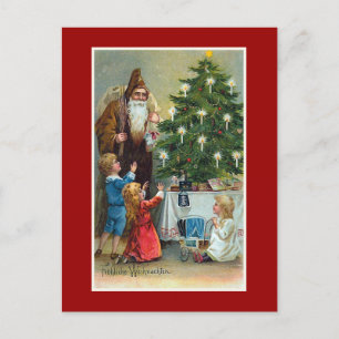 Frohliche Weihnachten vintagejul Helg Vykort