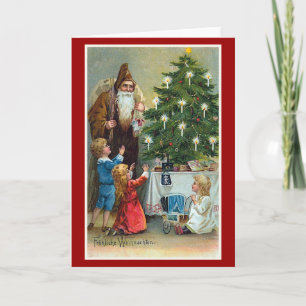 Frohliche Weihnachten vintagejul Helgkort