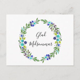 Fröhlicher Mittsommer Vykort