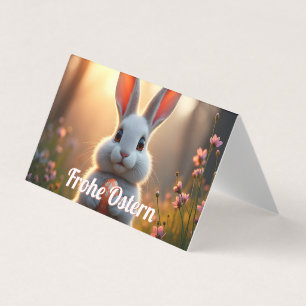Fröhlicher Osterhase im Zauber des Frühlings Kort