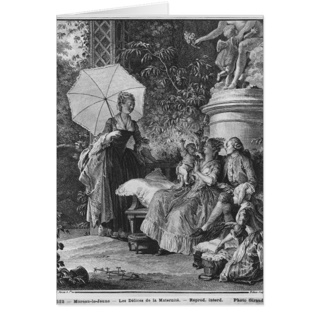 Fröjderna av moderskap hälsningskort (Framsidan)