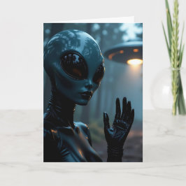 Fröken dig! Vänskap| Alien och UFO Kort