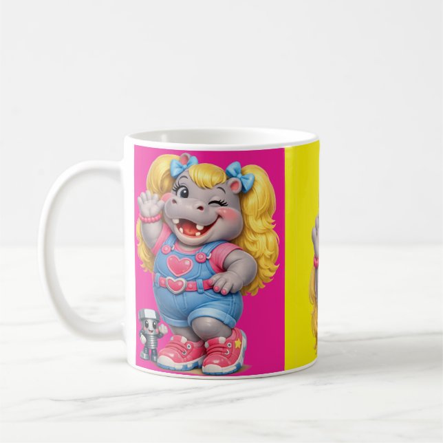 Fröken Flodhäst Kaffemugg (Vänster)