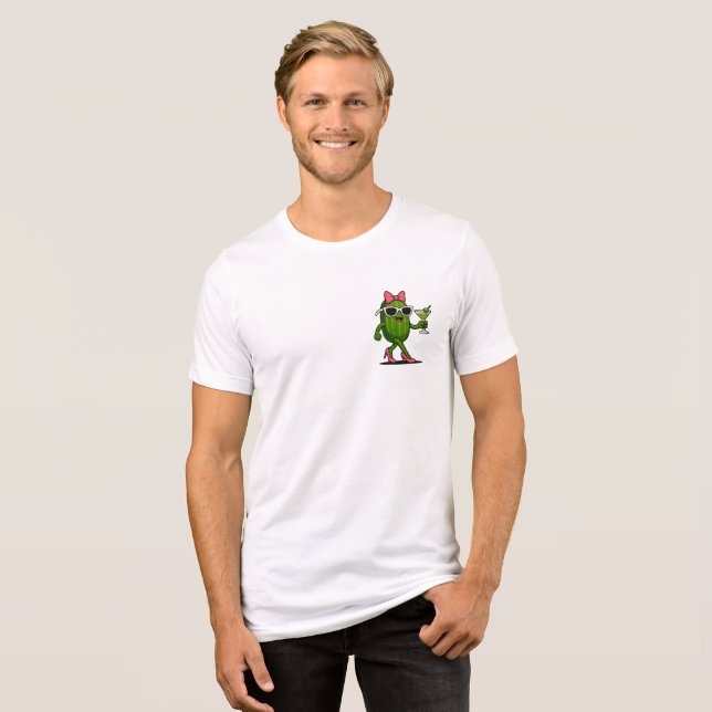 Fröken Gurka Chic T Shirt (Framsida Full)