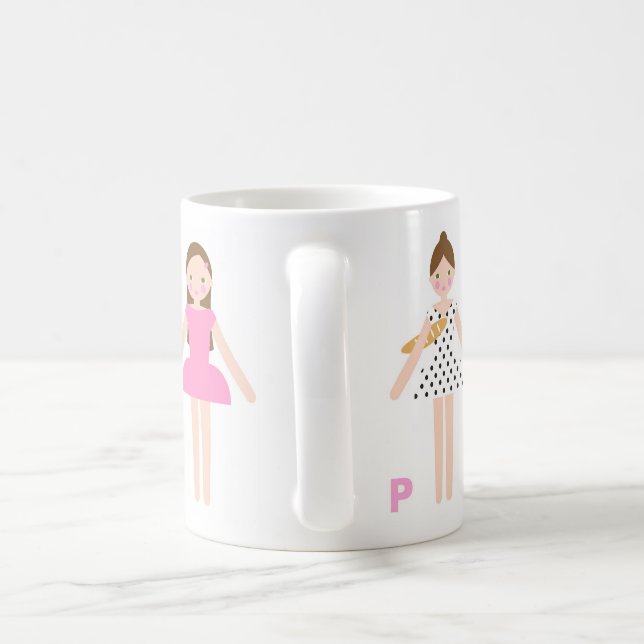 Fröken i Paris Mugg (Handtag)