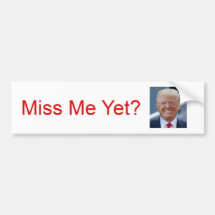 Fröken mig än? Trumpetikett Bildekal